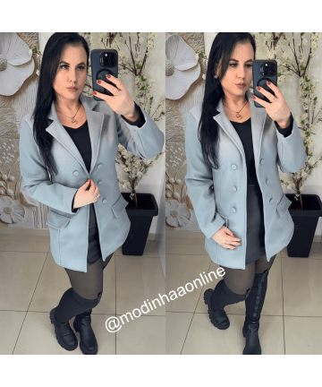 Casaco Luciana Cinza